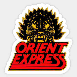 Orient Express Roller Coaster Sticker